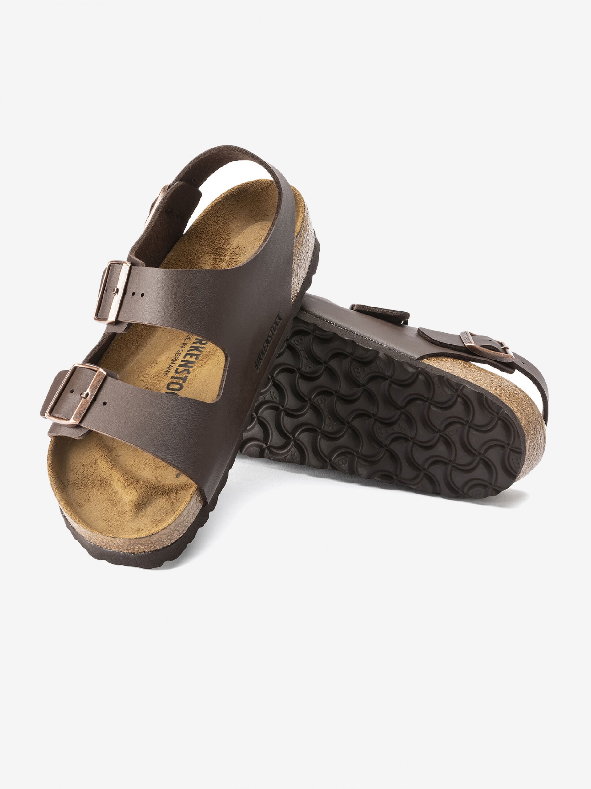 Birkenstock Milano Birko-Flor Brown Sandals