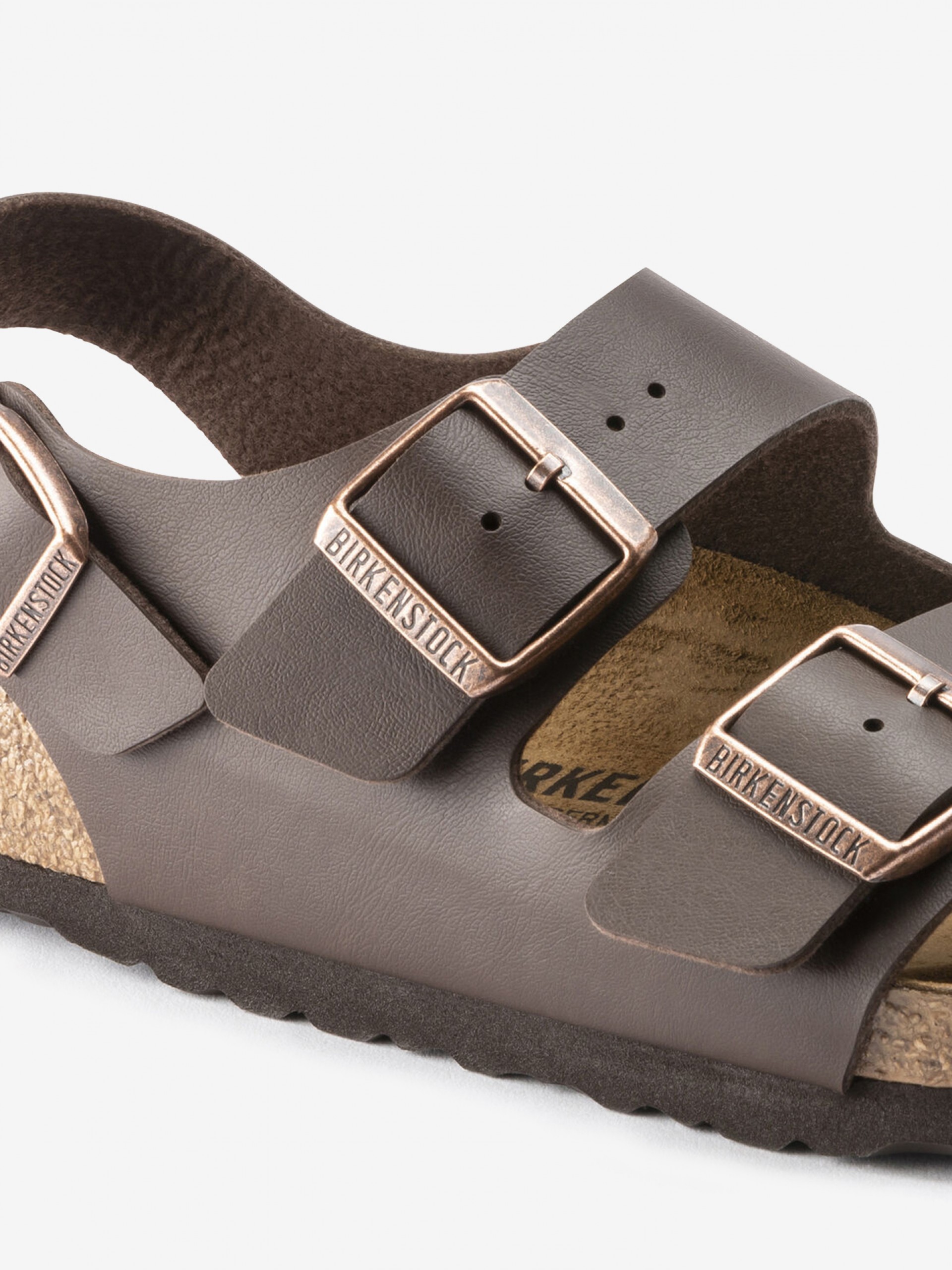 Birkenstock Milano Birko-Flor Brown Sandals