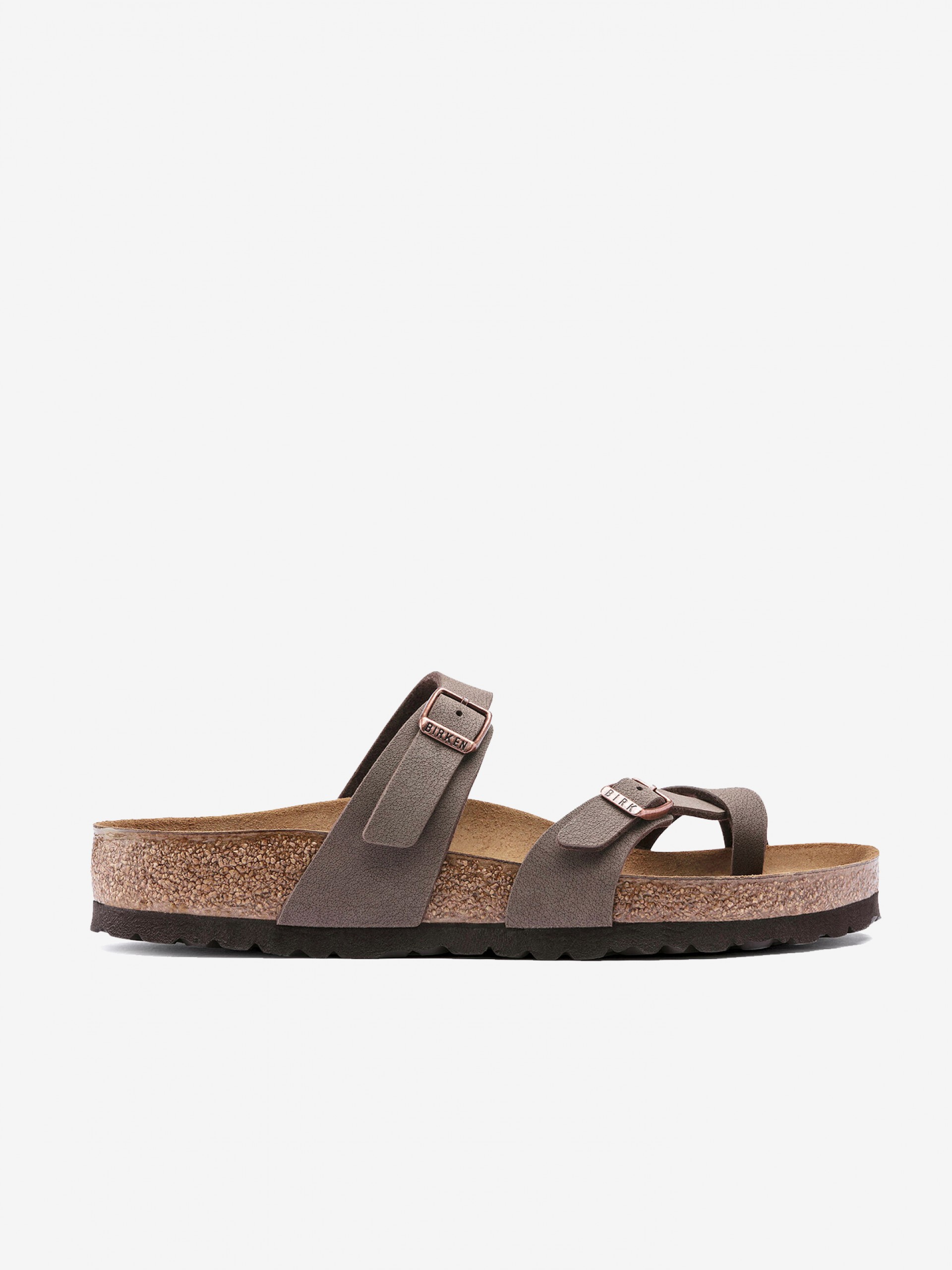 Birkenstock Mayari Birko-Flor Brown Slides