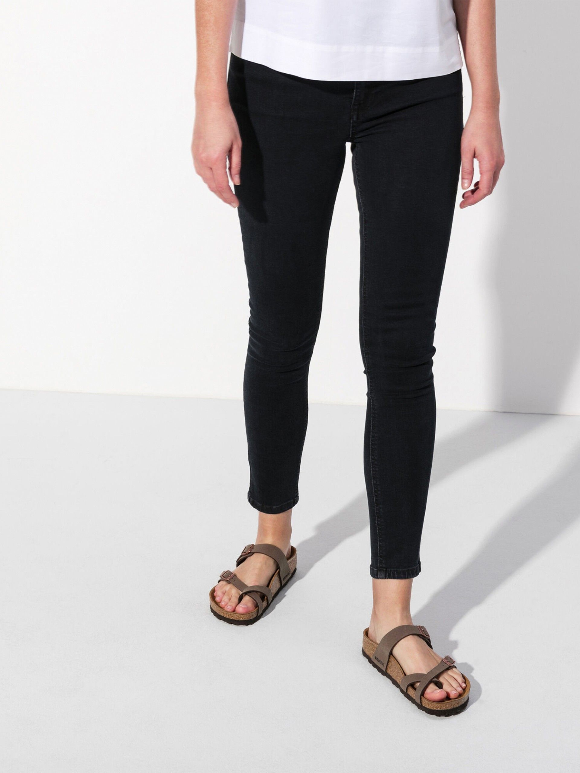 Birkenstock Mayari Birko-Flor Brown Slides