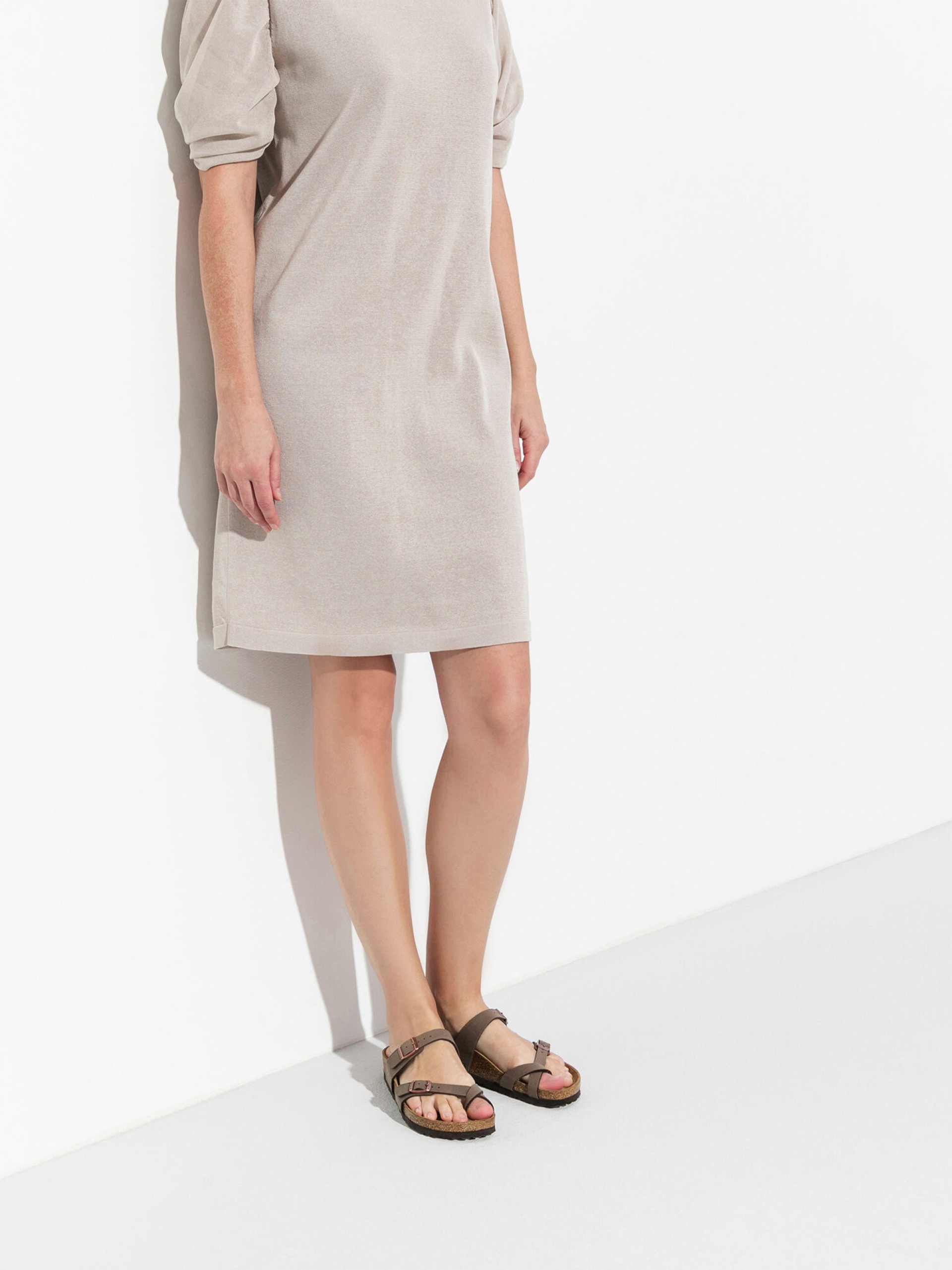 Birkenstock Mayari Birko-Flor Brown Slides