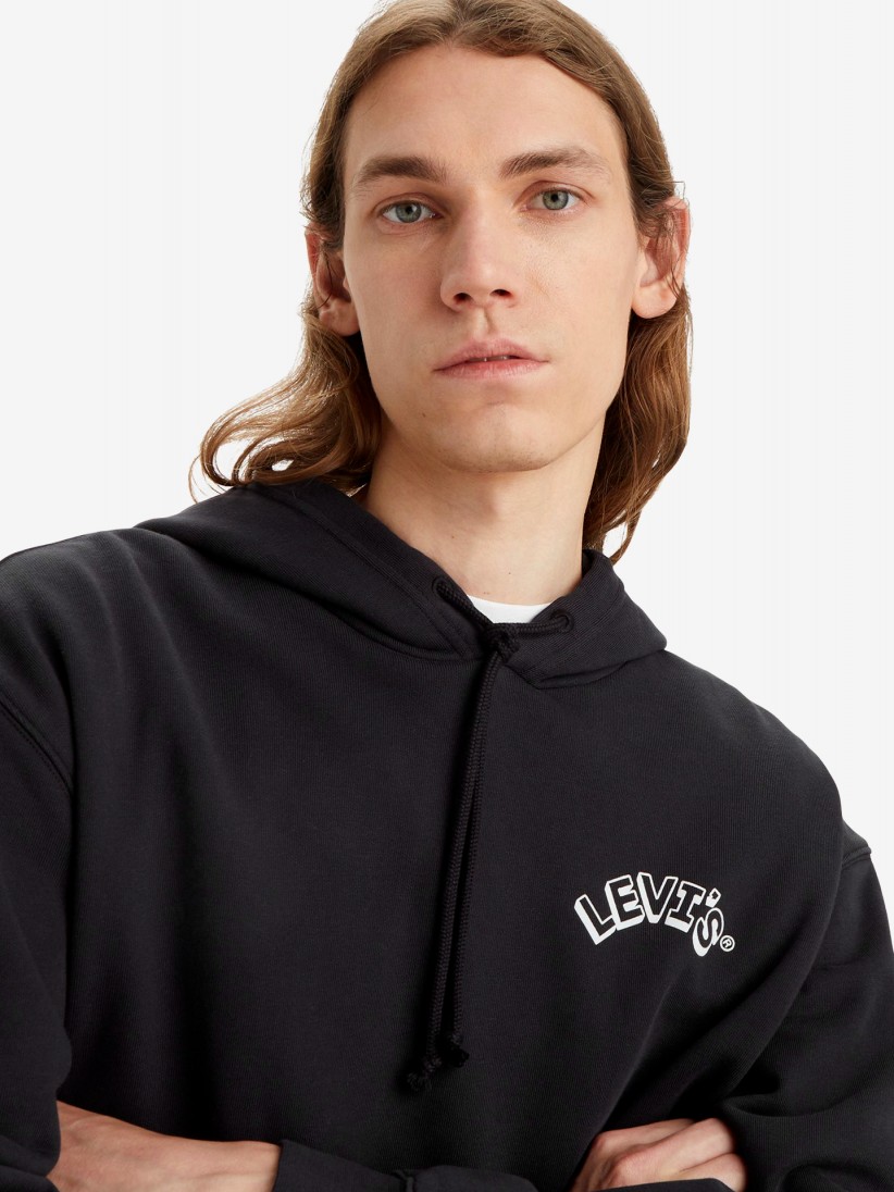 Sudadera con Capucha Levis Relaxed Graphic