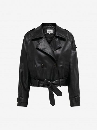 Only Vera Faux Leather Short Cc Otw Jacket