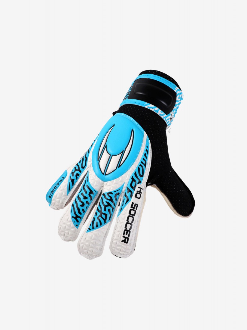 Ho Soccer Trainer Arena Blue Goalkeeper Gloves