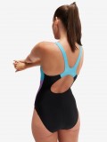 Speedo Colourblock Splice Muscleback Swimsuit