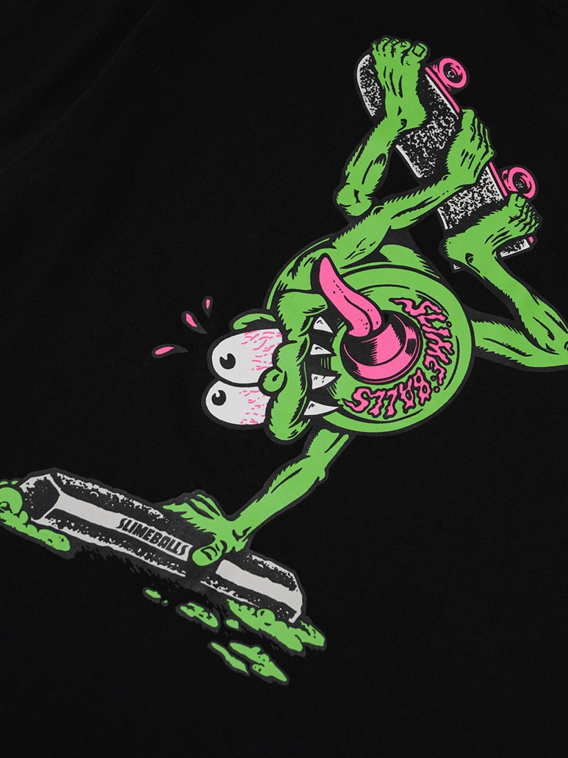INDEPENDENT×SANTA CRUZE×SLIME BALLS Tee Vintage Santa Cruz Skateboard Shirt Men Size Small SLIME