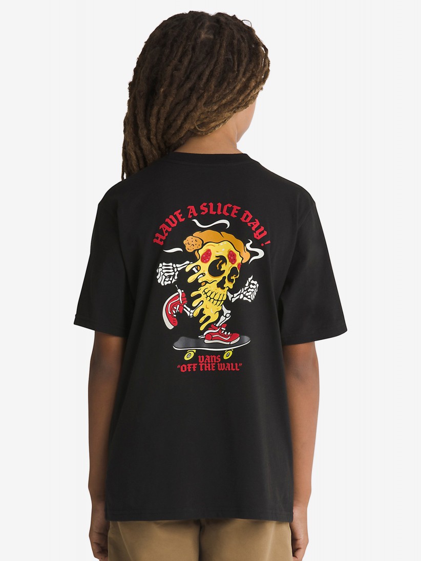 Camiseta Vans Pizza Skull Kids