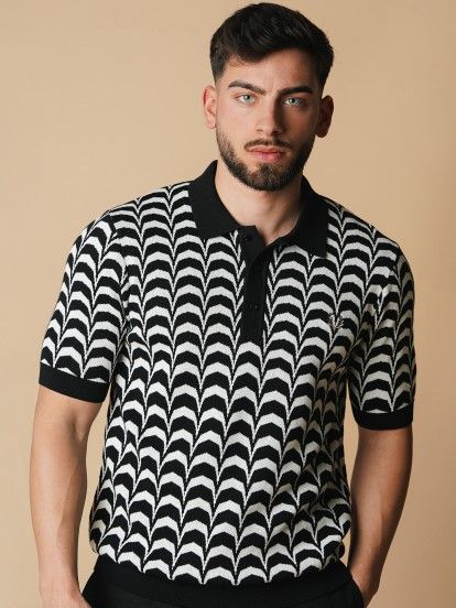 Polo Fred Perry Jacquard Knit