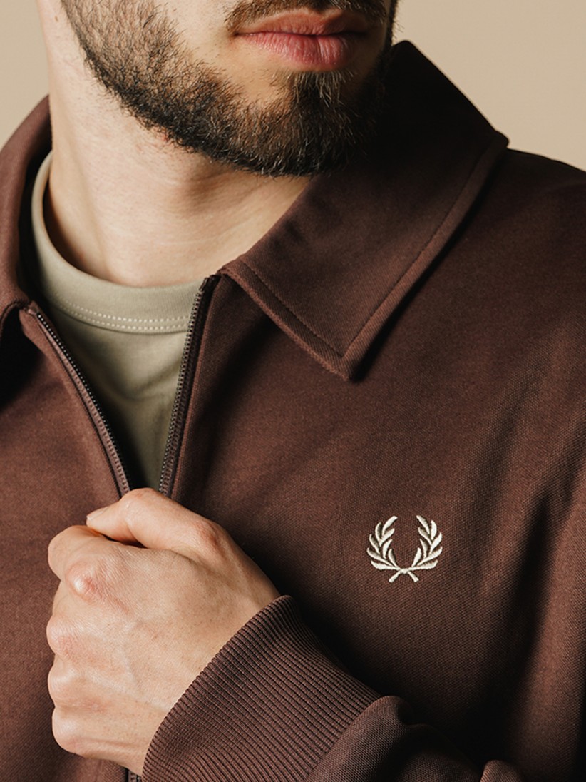 Chaqueta Fred Perry Tape Detail Collared Track