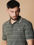 Fred Perry Spellout Graphic Polo Shirt