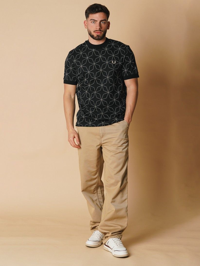 T-shirt Fred Perry Geometric