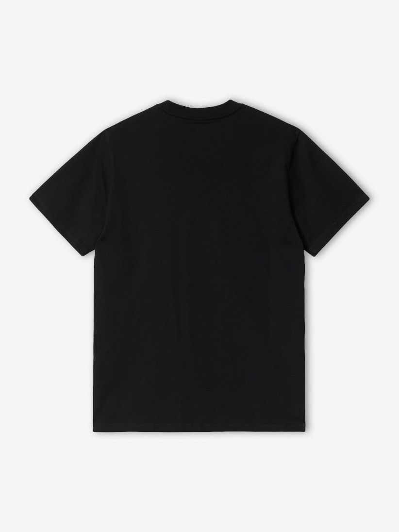 T-Shirt CARHARTT S/S Script Embroidery T-Shirt Preto de Homem
