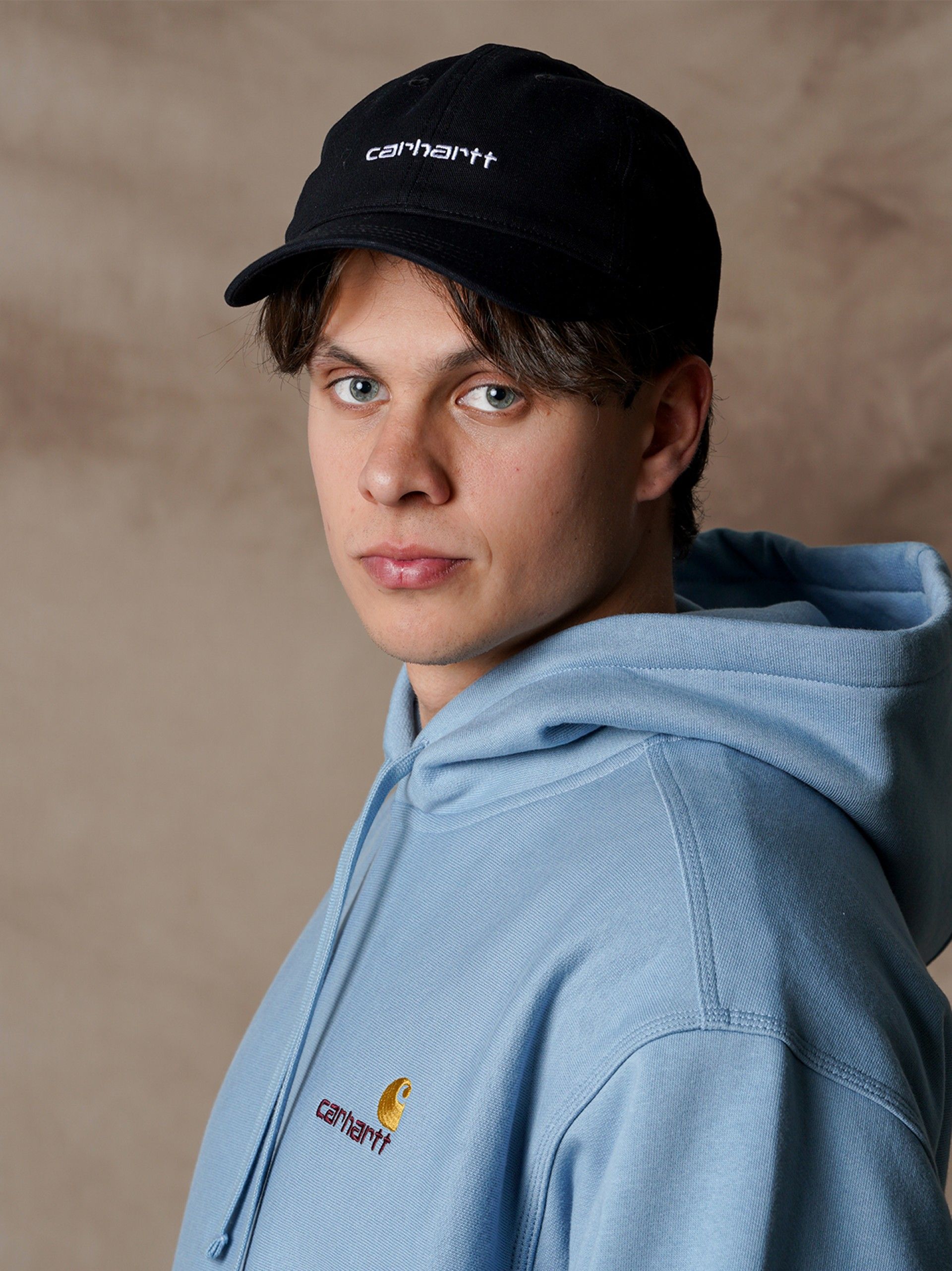 Carhartt WIP Canvas Script Black Cap