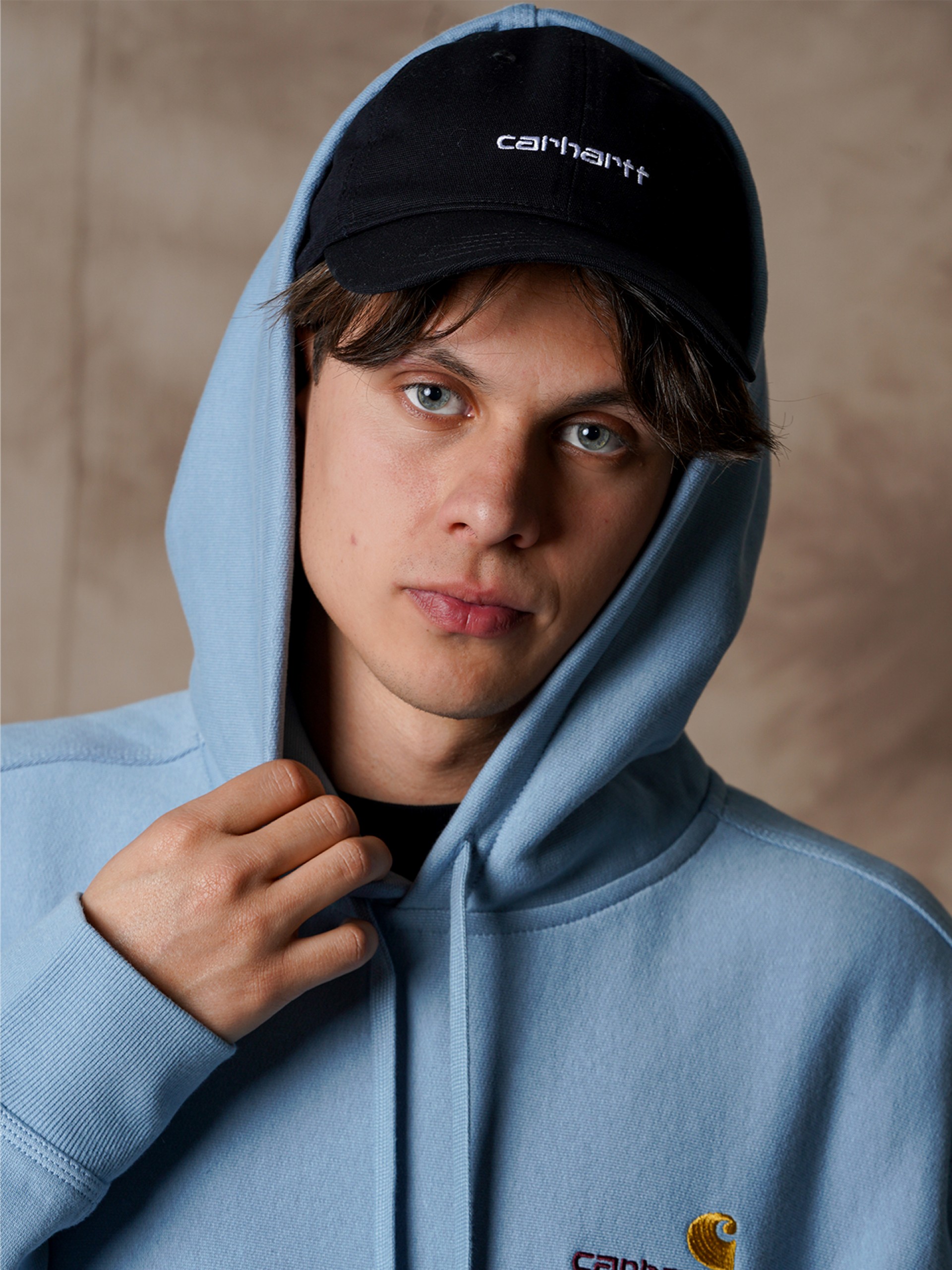 Carhartt WIP Canvas Script Black Cap