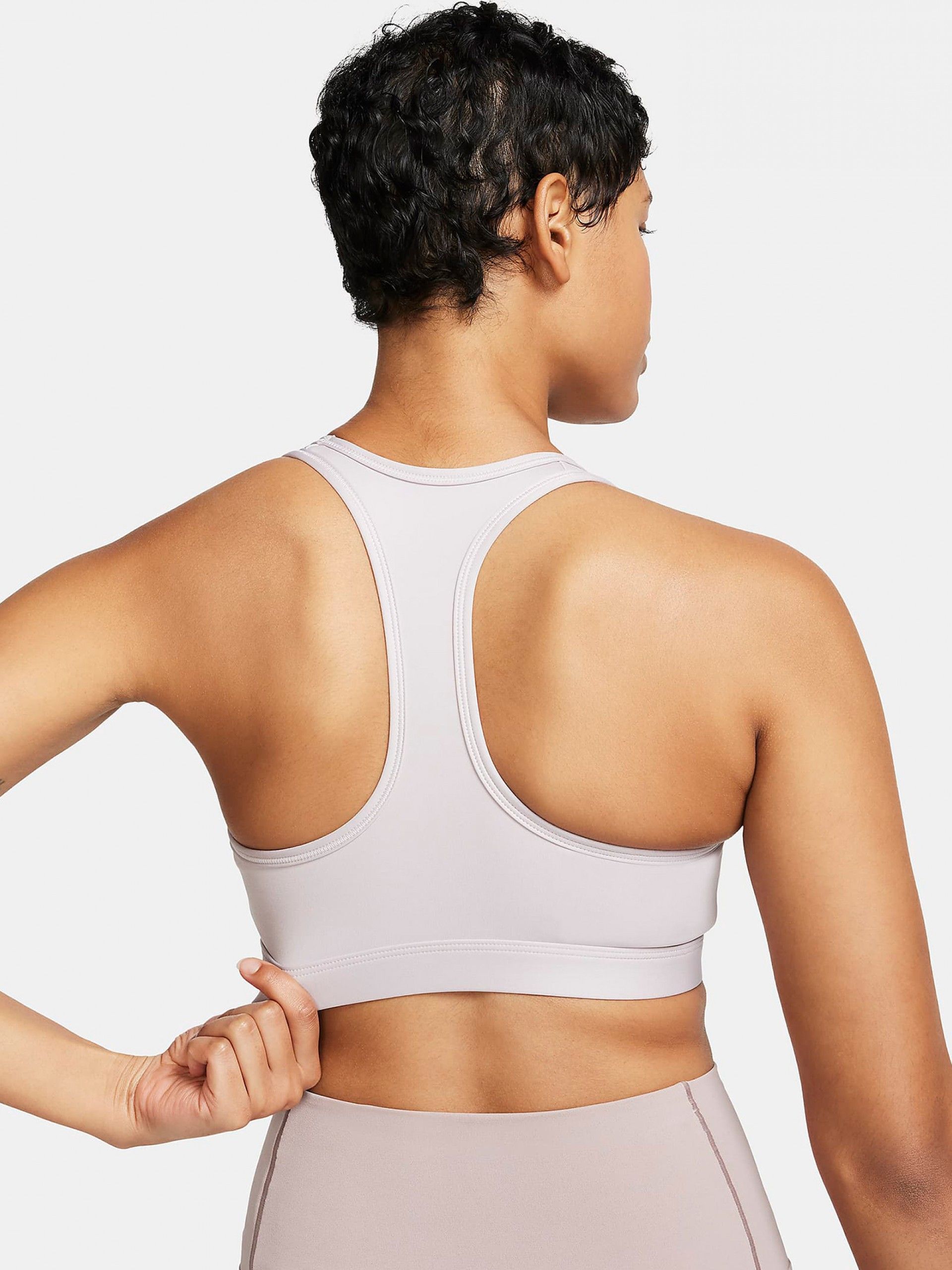 Sujetador Deportivo Nike Swoosh Padding Sujeción Media