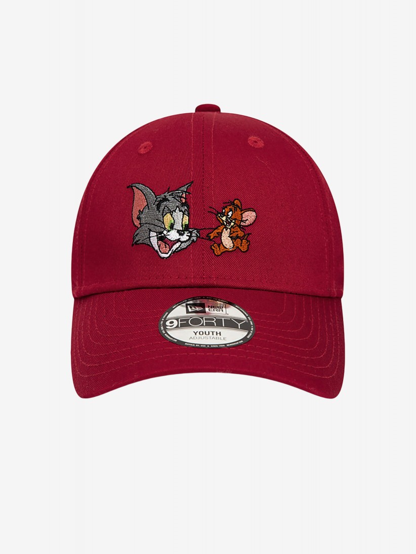 Gorra New Era Tom and Jerry Youth Looney Tunes Red 9FORTY Kids