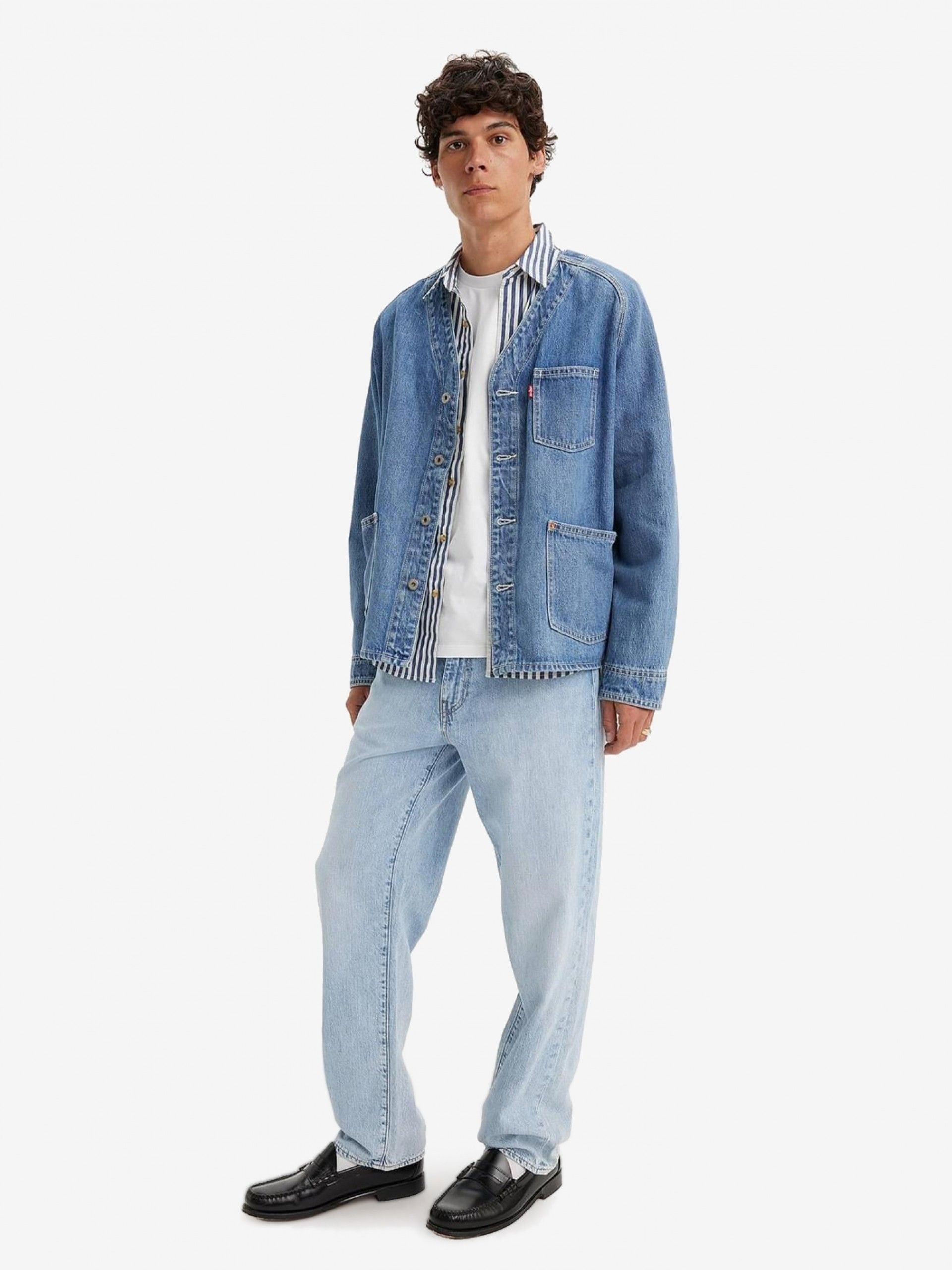 Levis 568 Stay Loose Light - Worn In Jeans