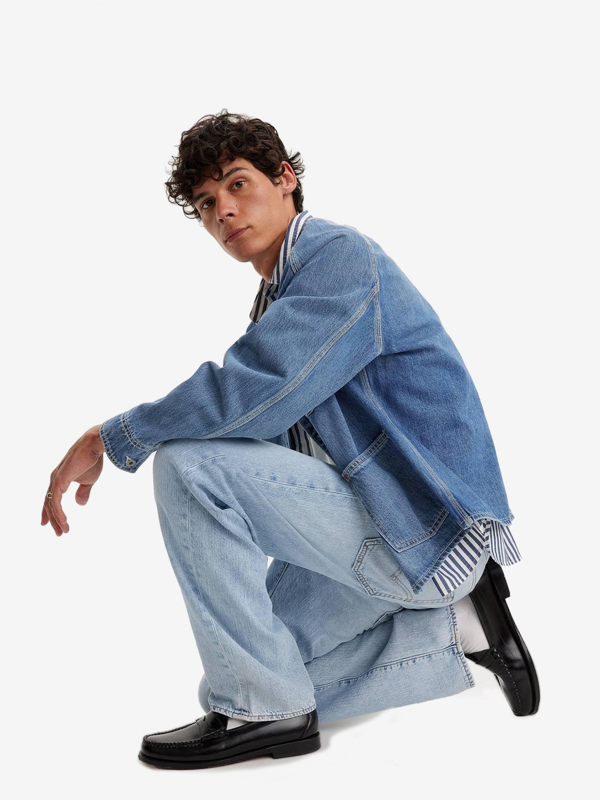 Levis 568 Stay Loose Light - Worn In Jeans