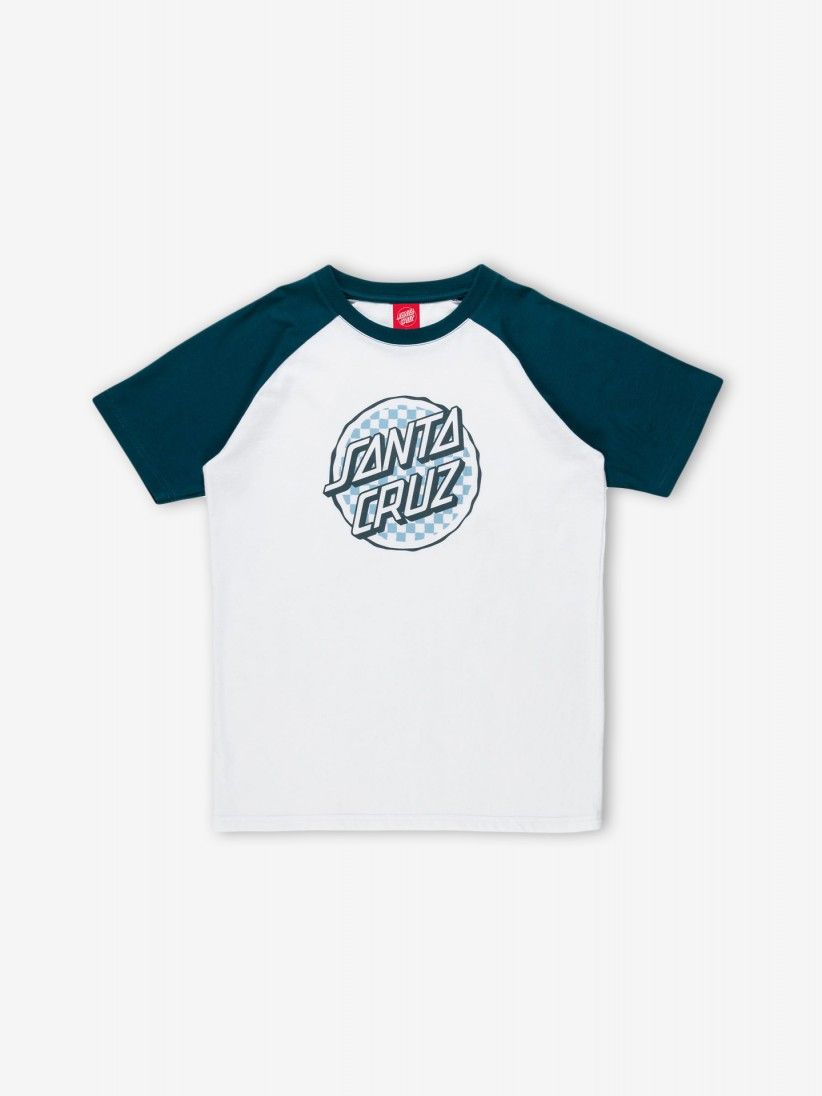T-shirt Santa Cruz Youth Breaker Check Dot Front Kids