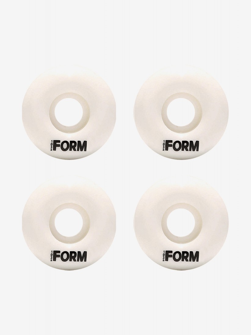 Ruedas Form Solid White Pk4