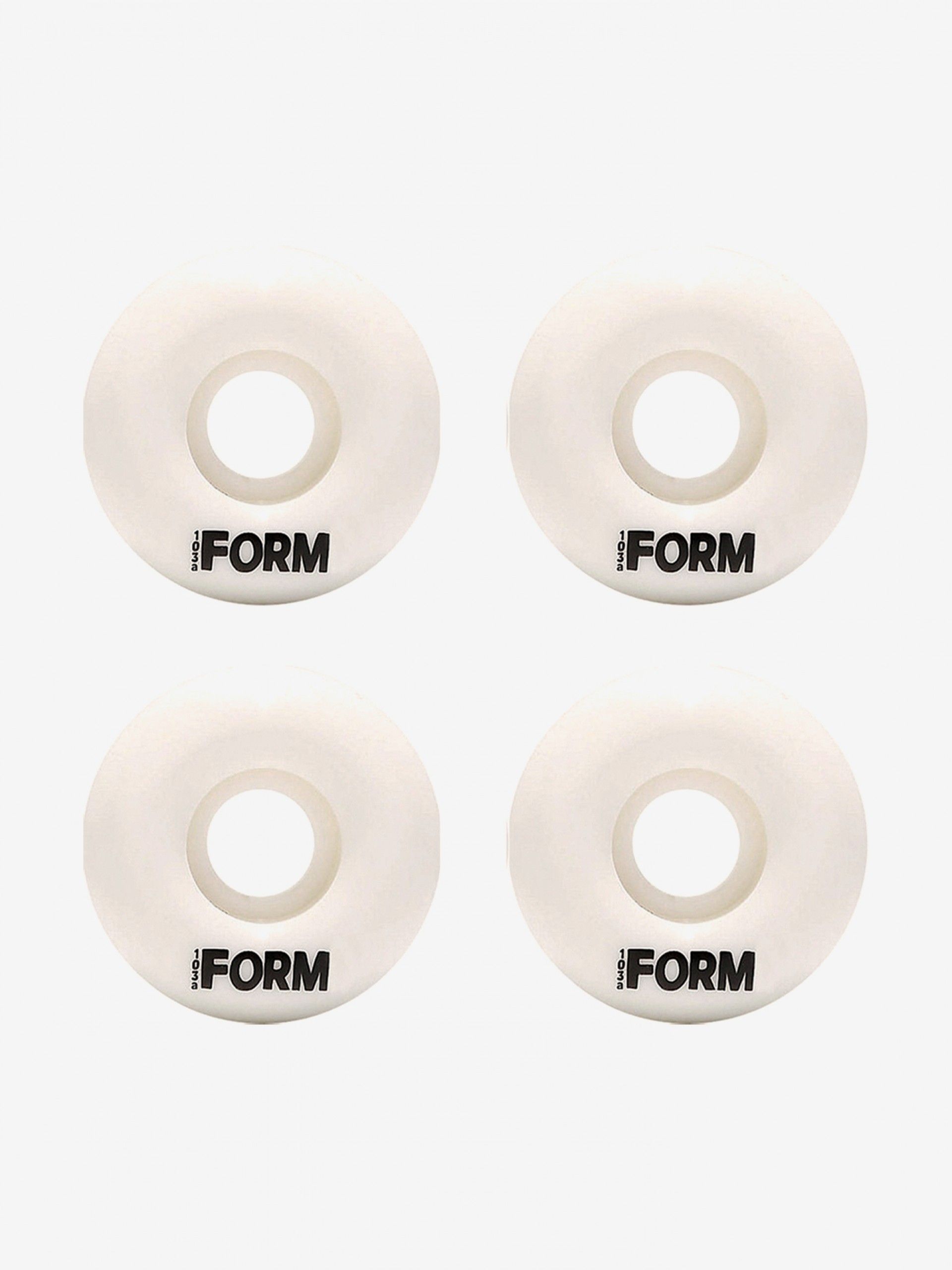 Rodas Form Solid White Pk4
