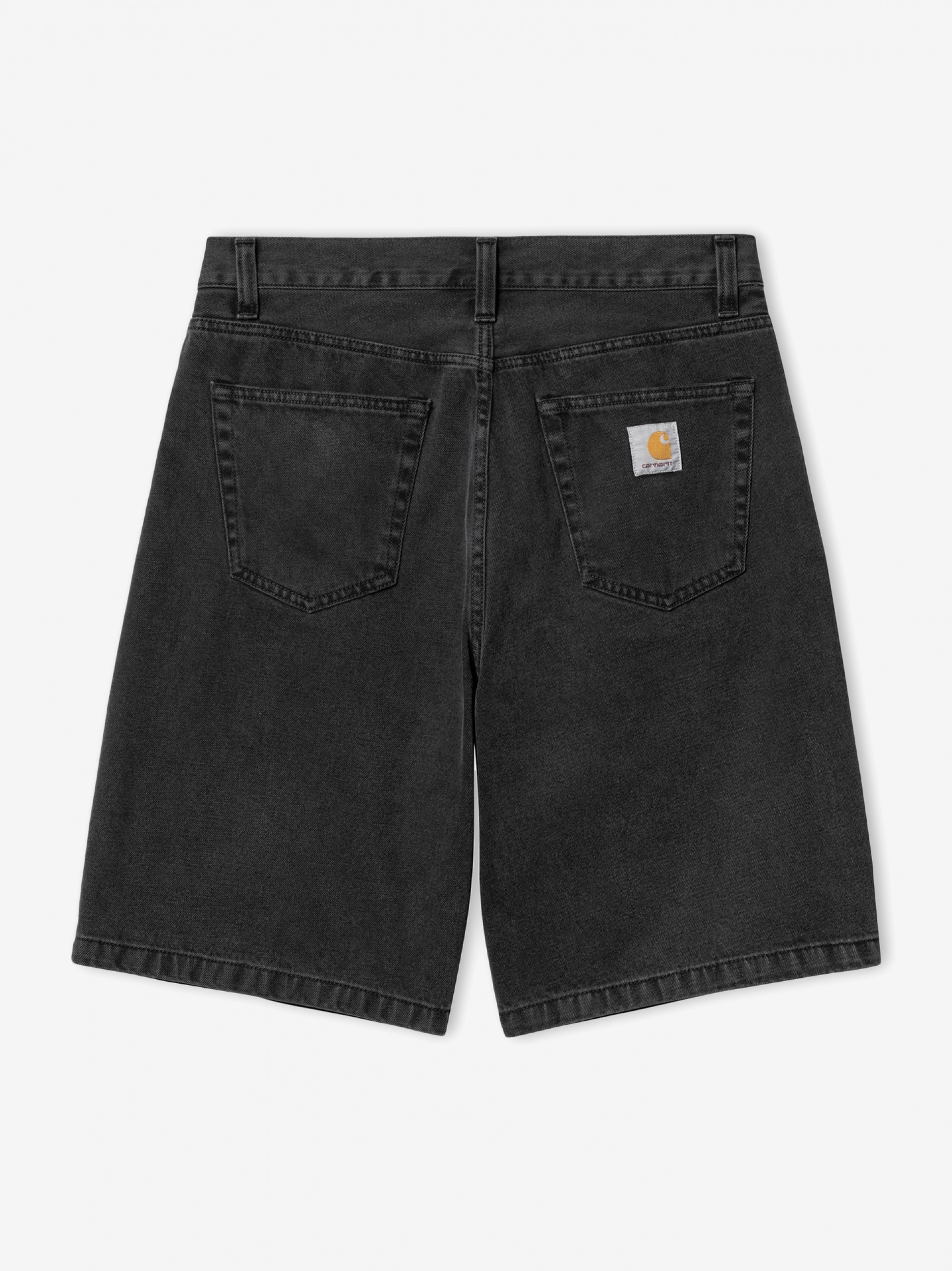 Carhartt WIP Landon Black Denim Shorts