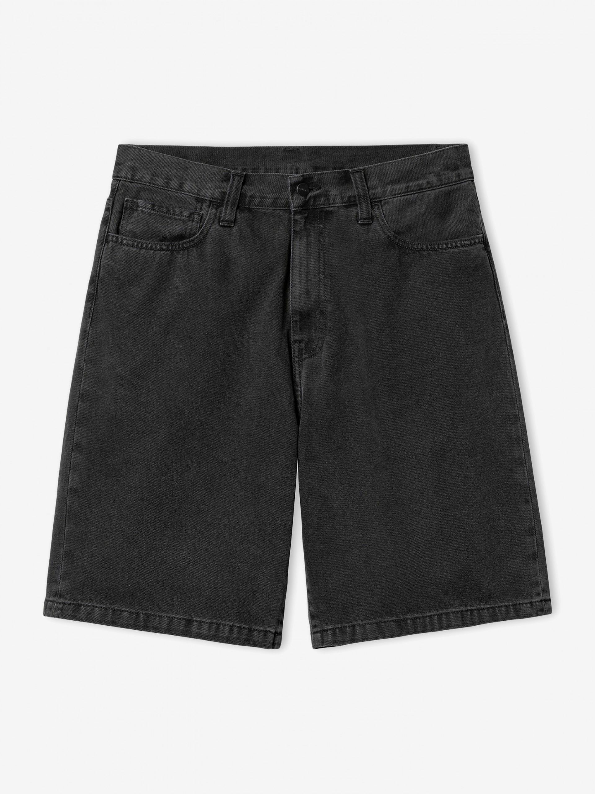 Carhartt WIP Landon Black Denim Shorts
