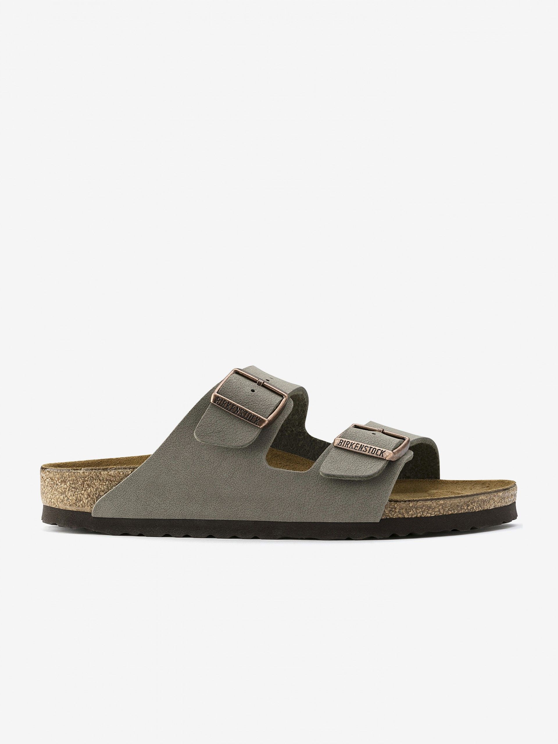 Chinelos Birkenstock Arizona Birko-Flor Cinzentos