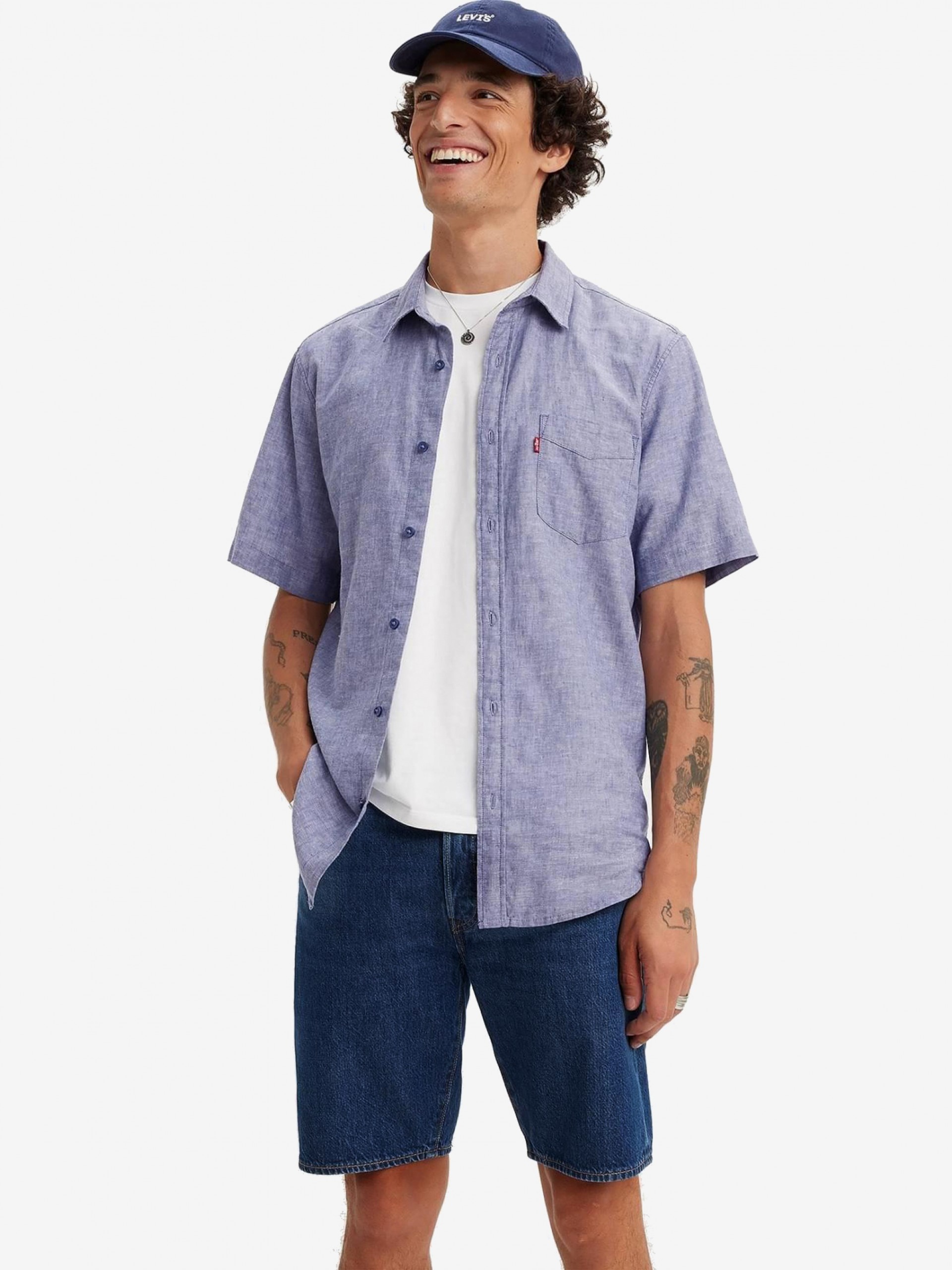 Pantalones Cortos Levis 501