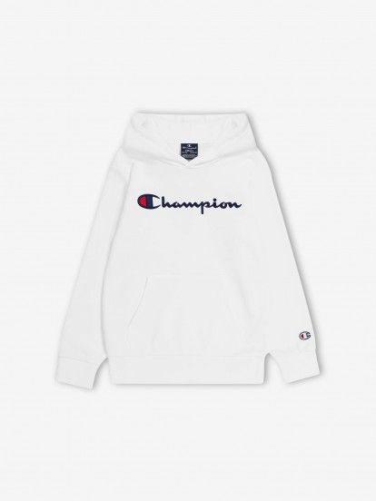 Champion Legacy Big Script Logo Kids Sweater