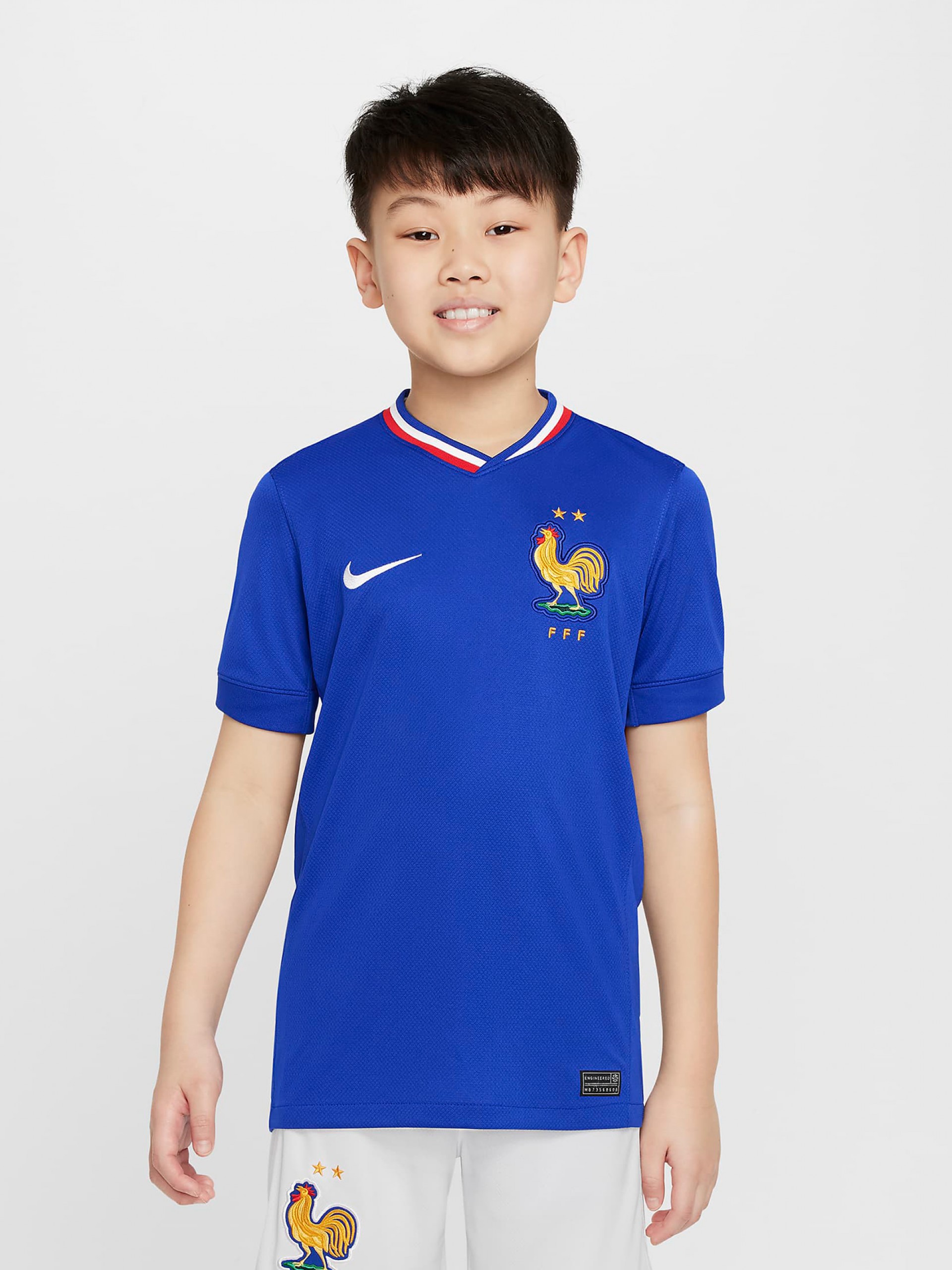 Camisola Nike FFF França Principal Stadium 2024/25 Jr