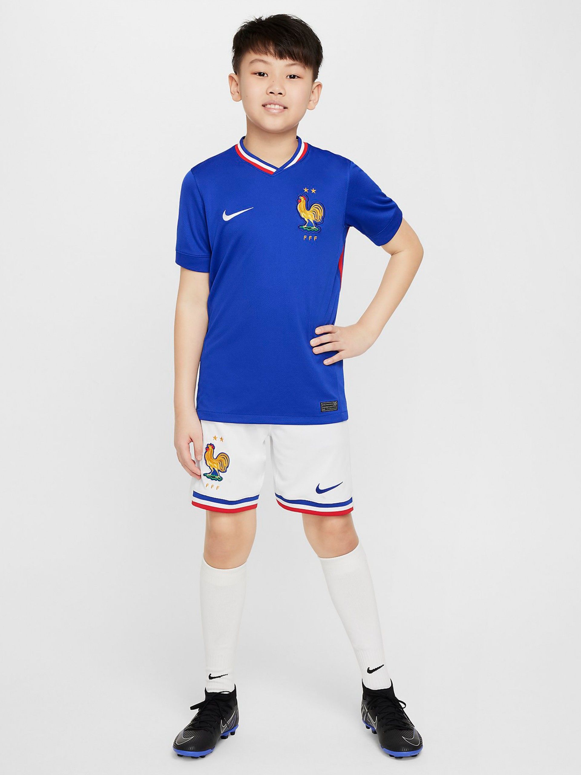 Camisola Nike FFF França Principal Stadium 2024/25 Jr