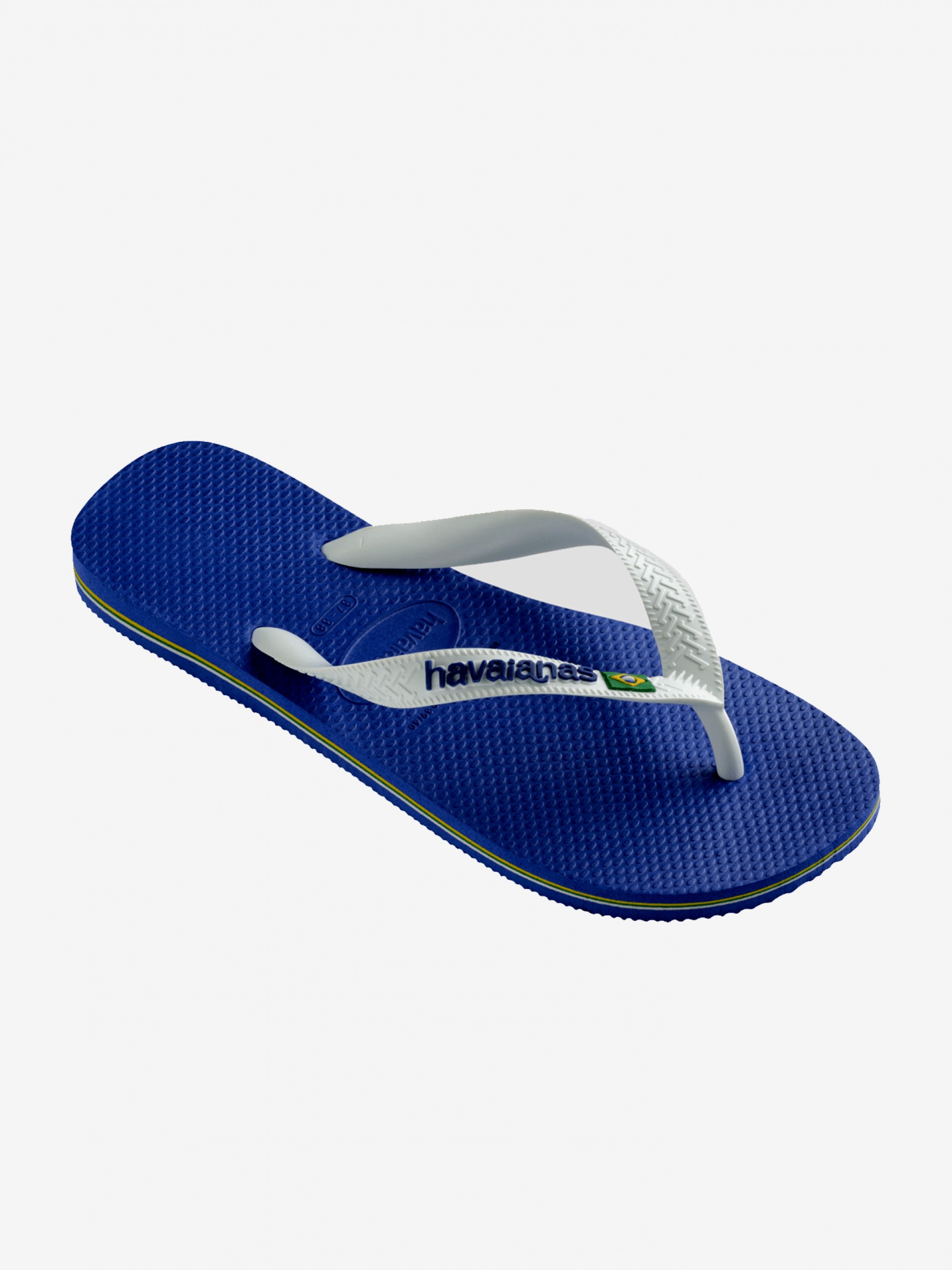 Chinelos Havaianas Brasil Logo Azuis