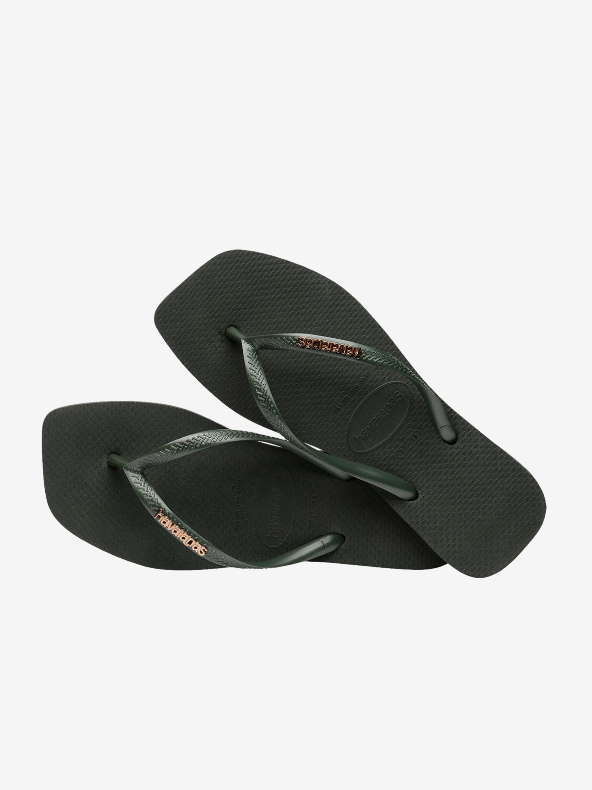 Chanclas Havaianas Square Logo Metallic