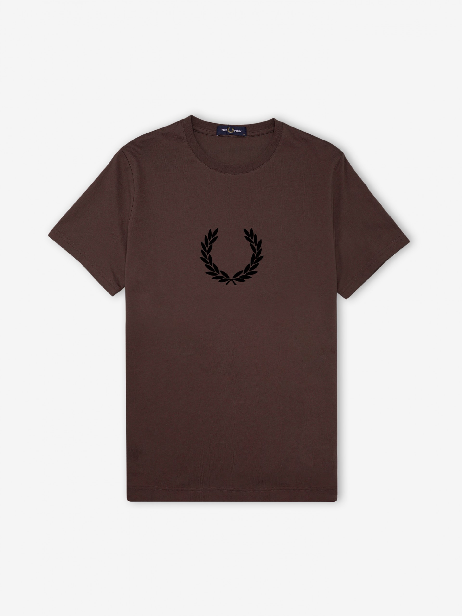 T-shirt Fred Perry Textured Laurel Wreath
