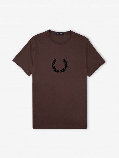 Fred Perry Textured Laurel Wreath T-shirt