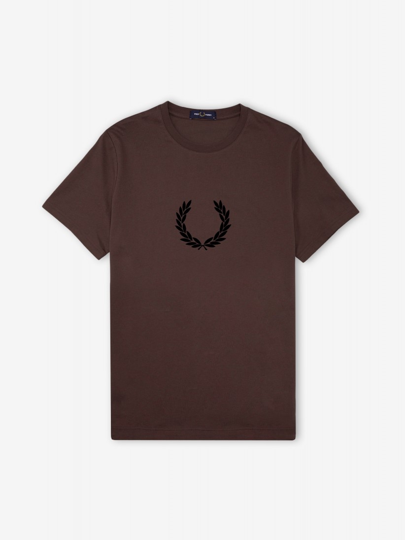 T-shirt Fred Perry Textured Laurel Wreath