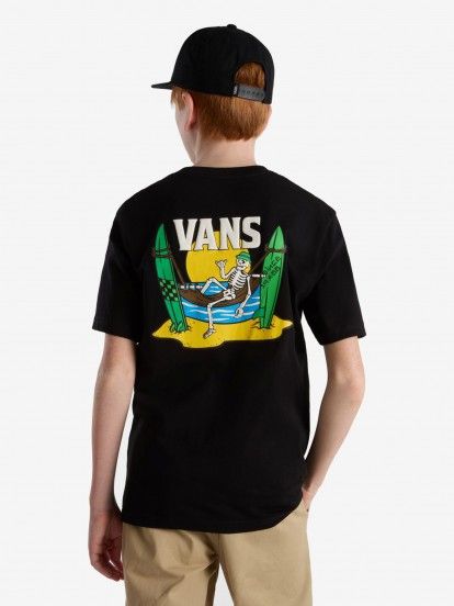 Camiseta Vans Shaka Skeleton Kids