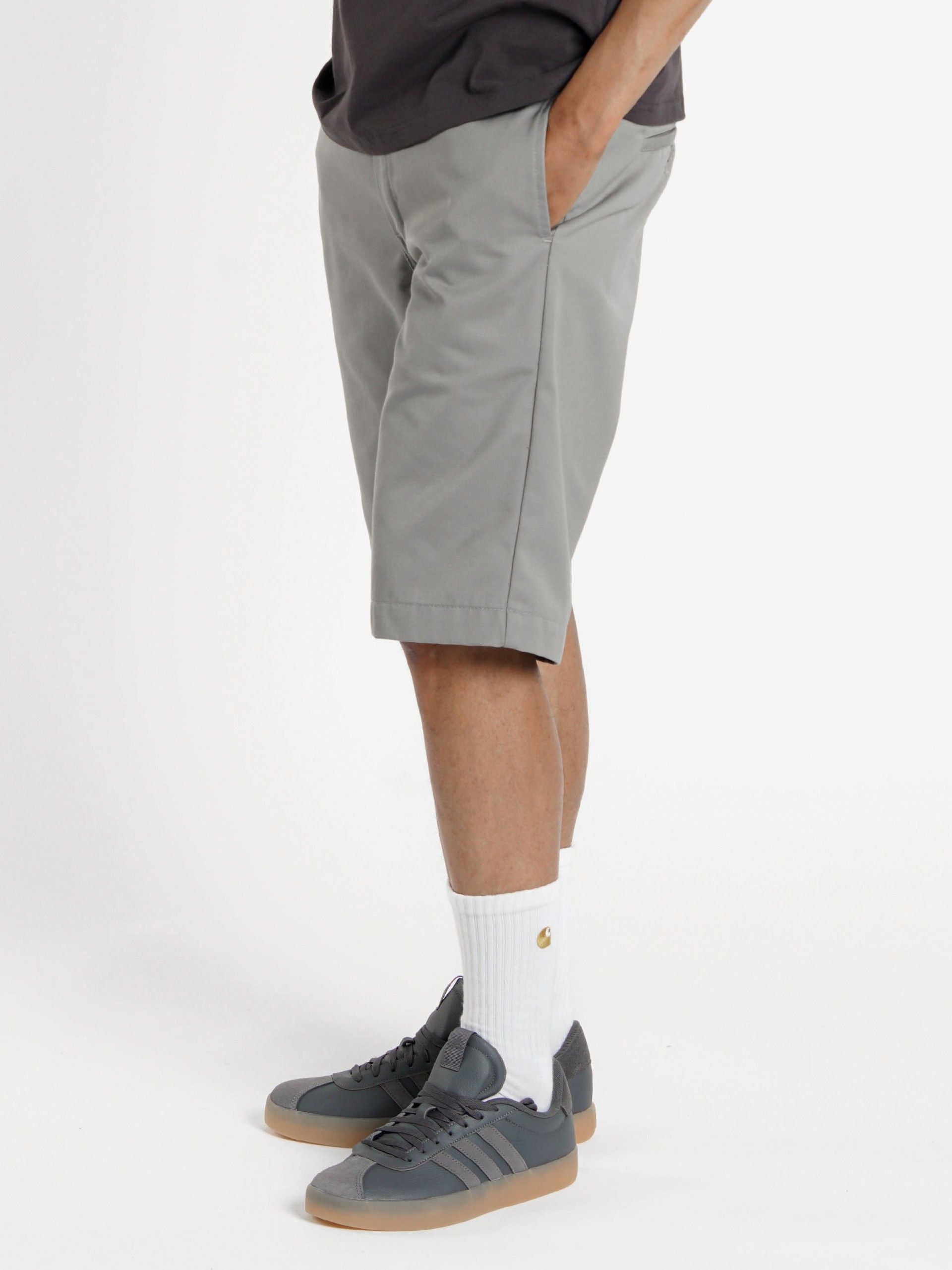 Pantalones Cortos Carhartt WIP Master Gris Hombre