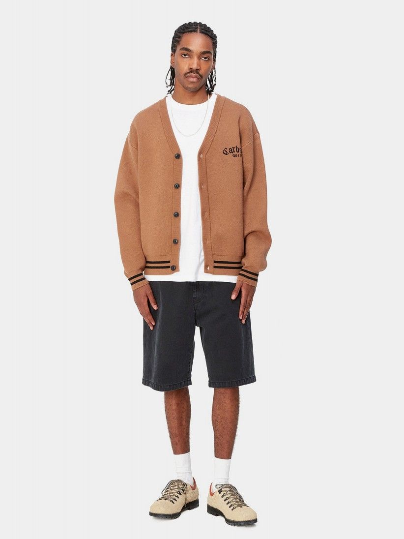 Carhartt WIP Landon Black Denim Shorts