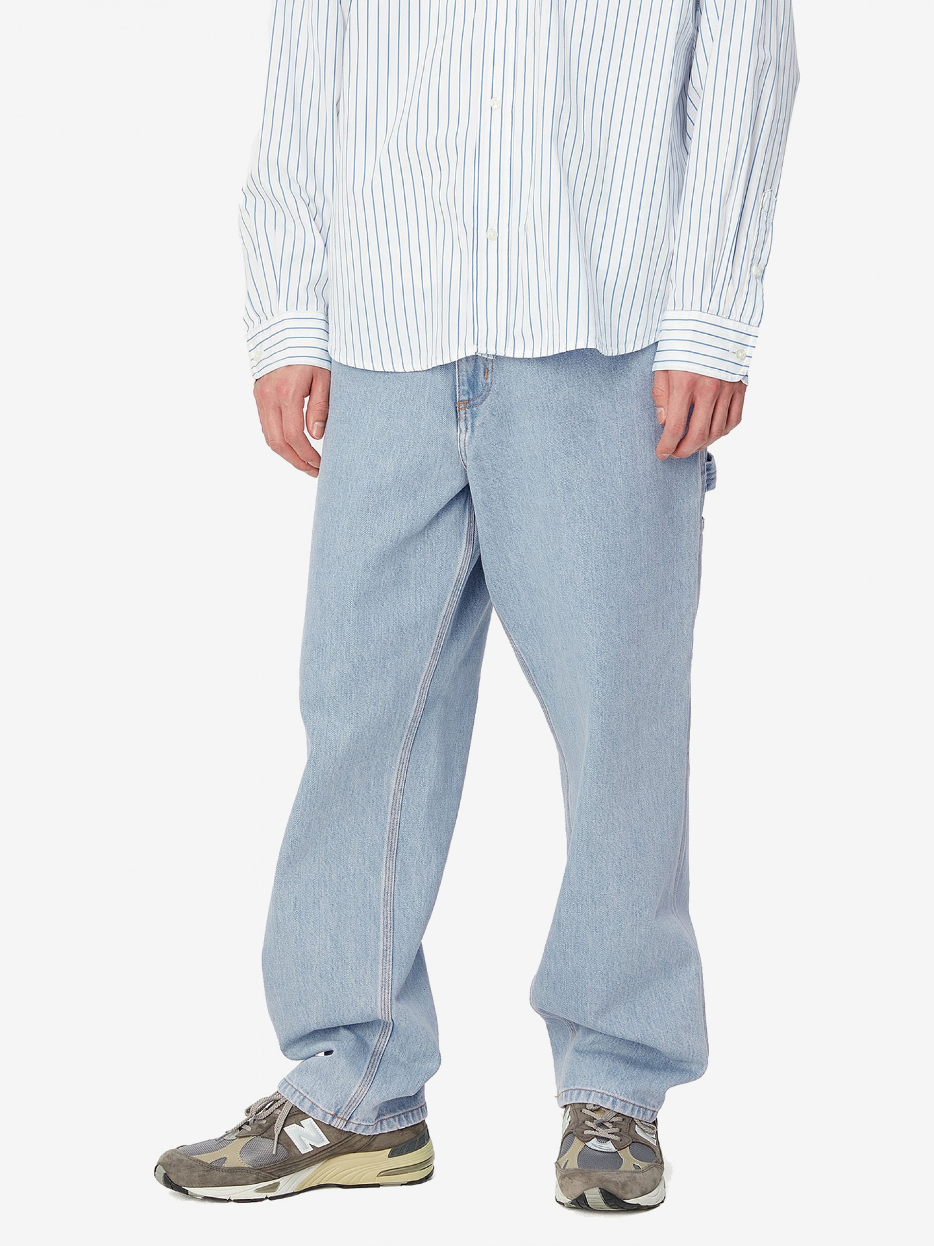 Carhartt WIP Single Knee Blue Jeans