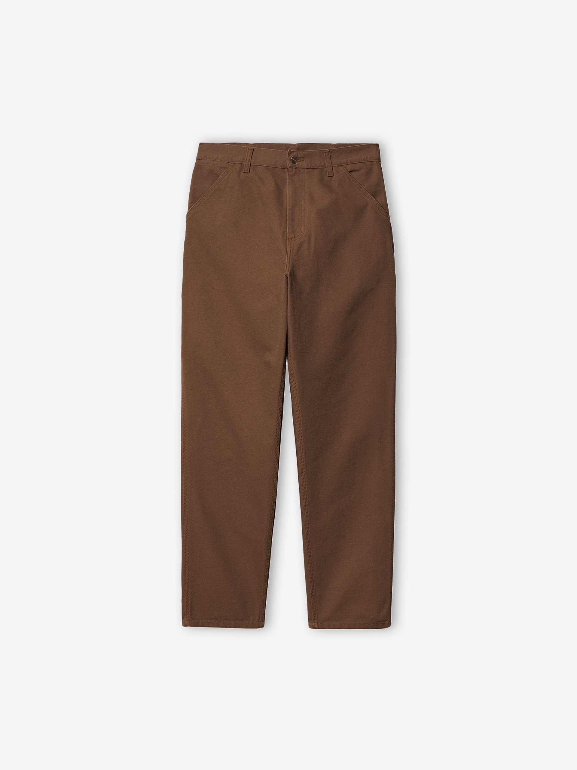 Carhartt WIP Single Knee Brown Trousers