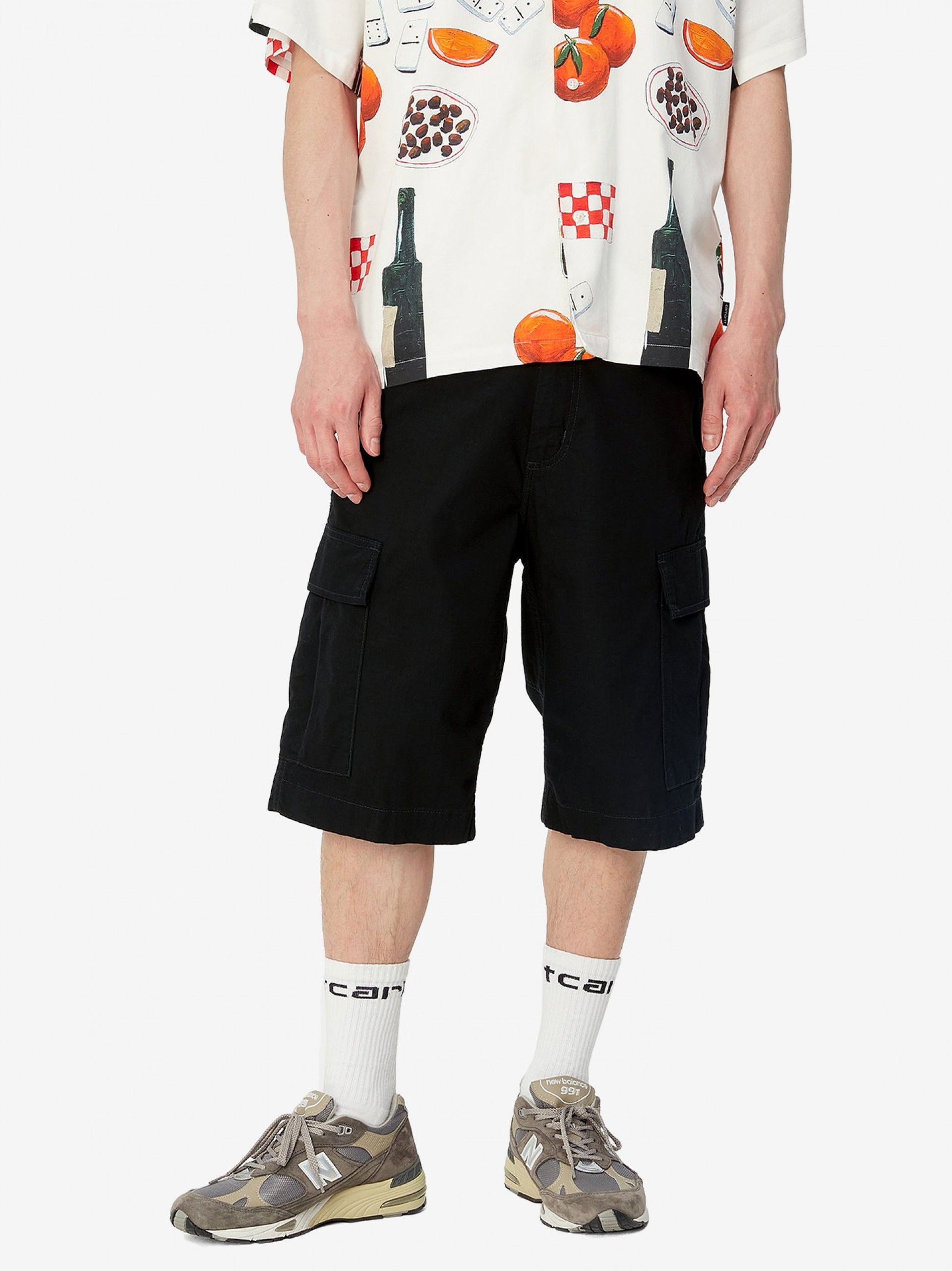 Carhartt WIP Regular Cargo Black Shorts