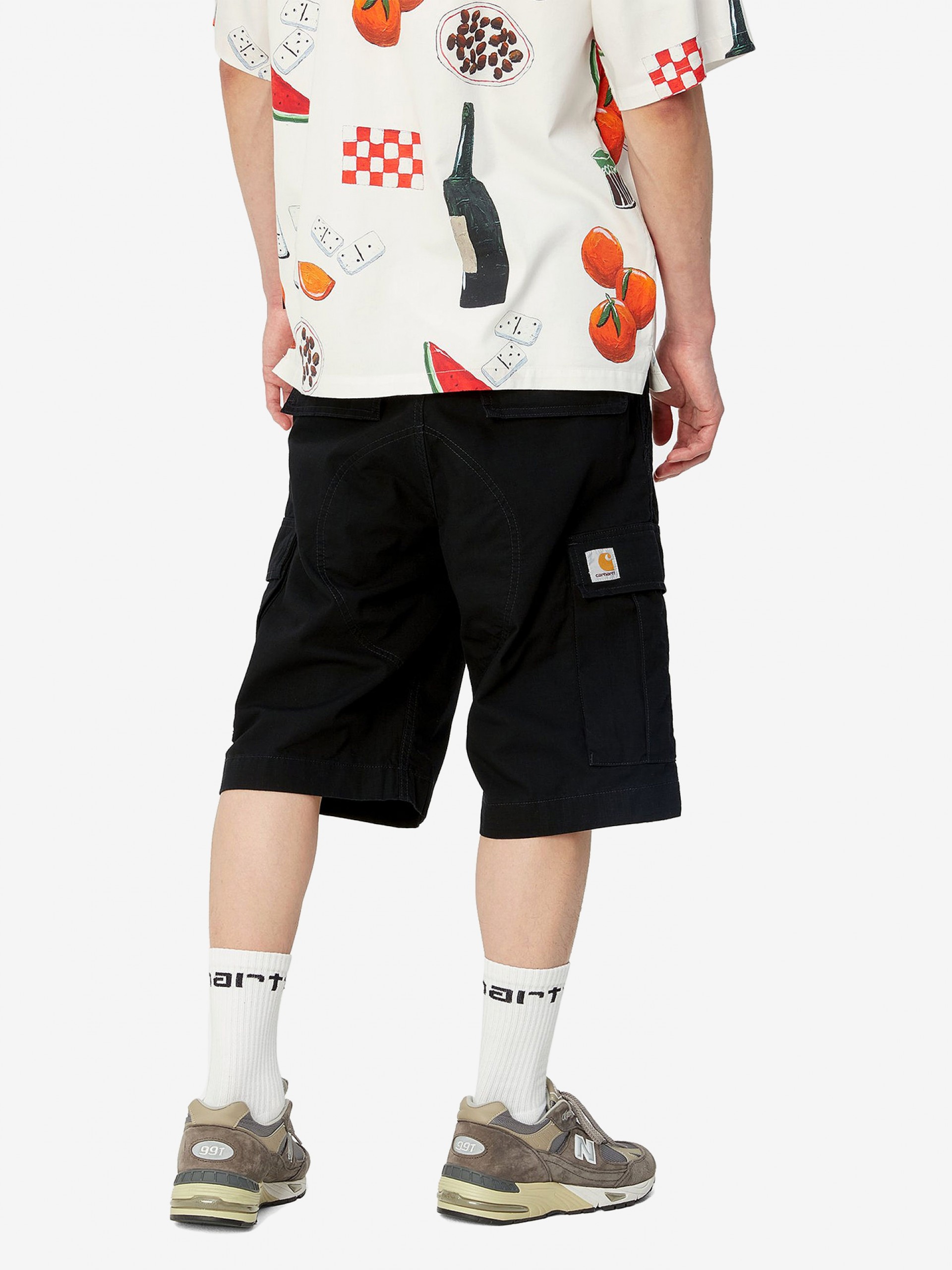 Carhartt WIP Regular Cargo Black Shorts