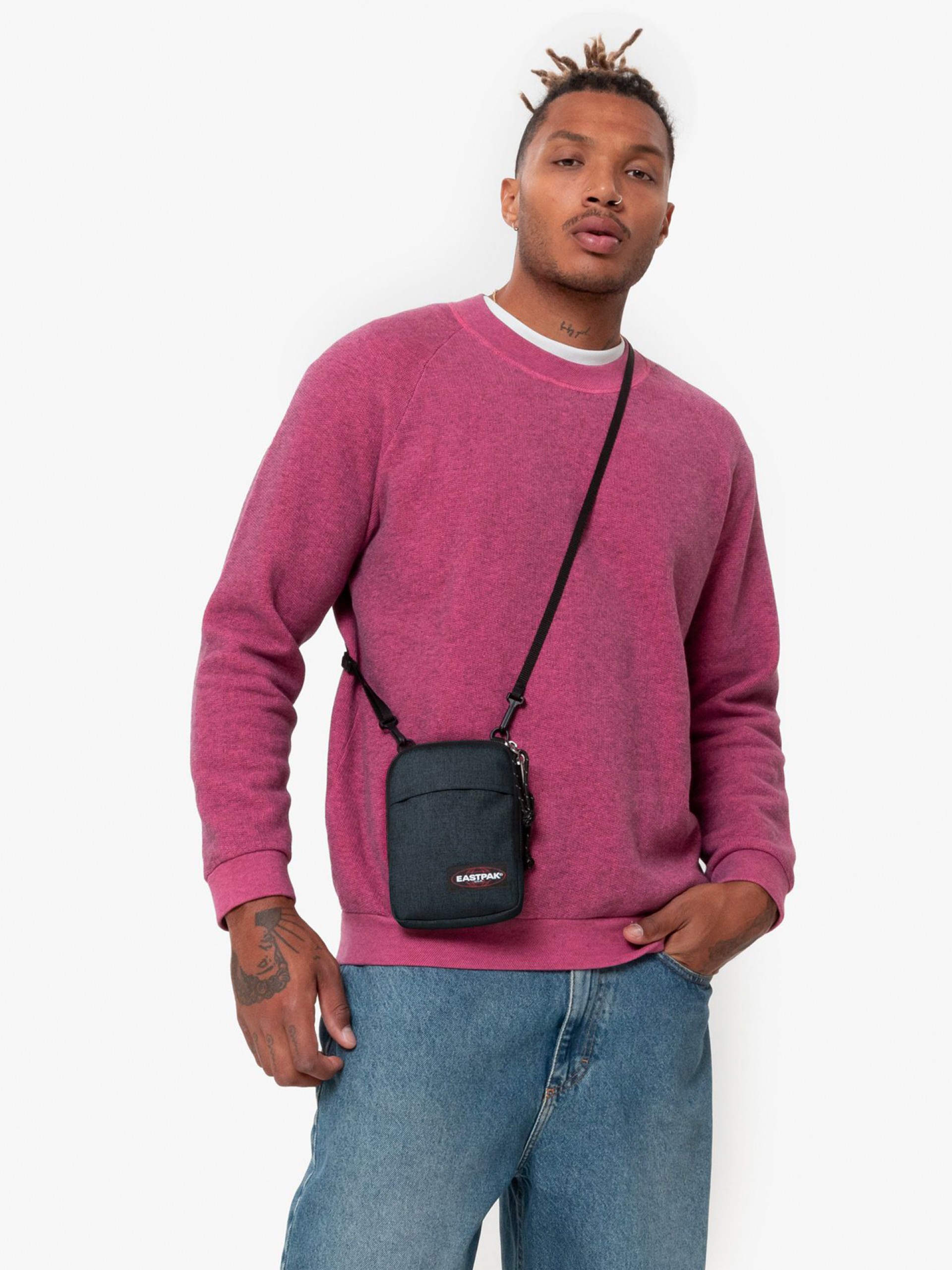 Bolsa a Tiracolo Eastpak Buddy Triple Denim Azul