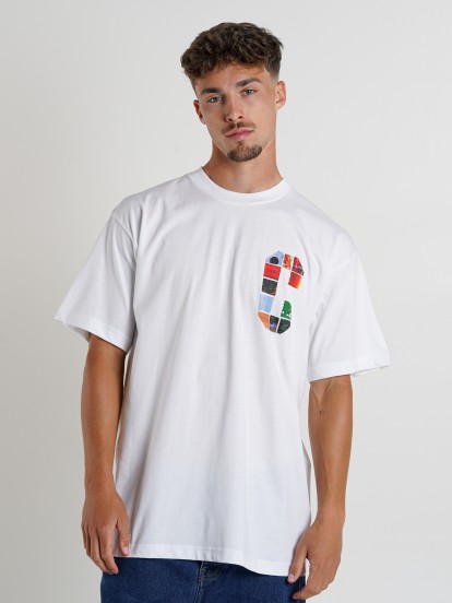 T-shirt Carhartt Wip S/S Machine 89 Branca