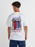 T-shirt Carhartt WIP Stereo Branca