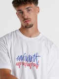 T-shirt Carhartt WIP Stereo Branca