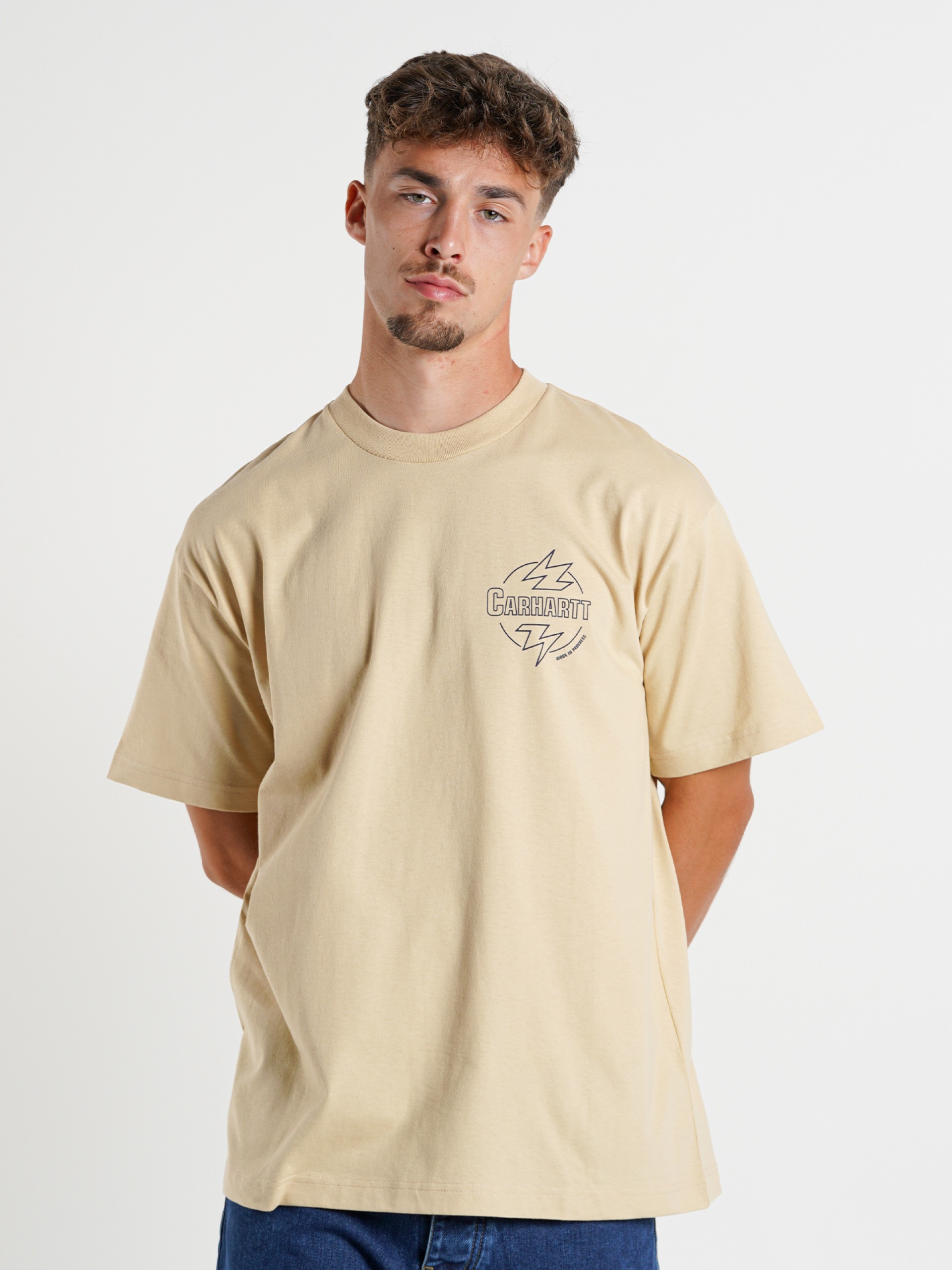 T-shirt Carhartt WIP Blaze Bege