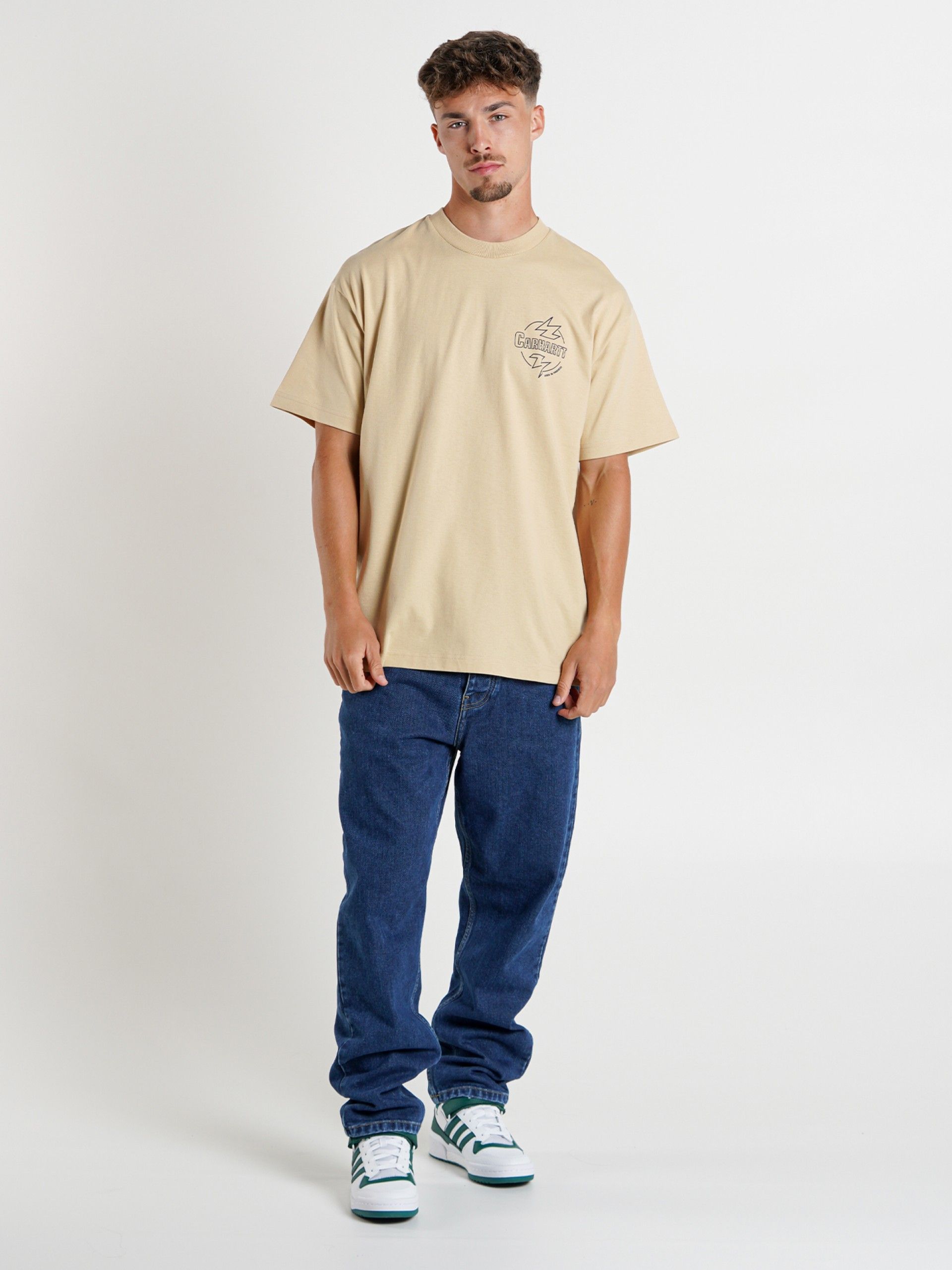T-shirt Carhartt WIP Blaze Bege